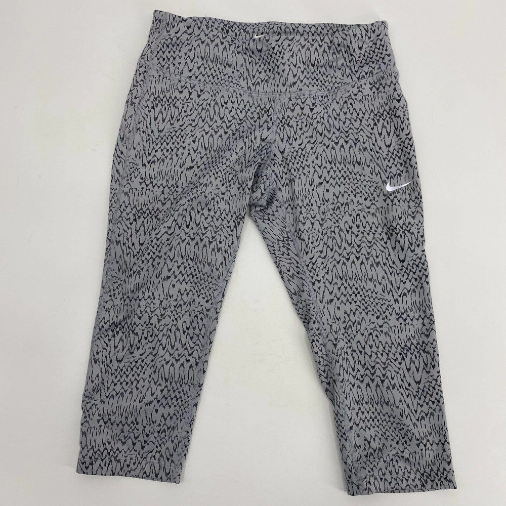 Nike Dri-Fit Epic Run Capri Tight Gray Sz S
